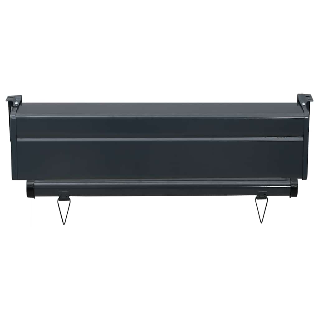 Balkonska bočna tenda 65 x 250 cm crna