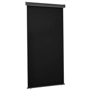 Balkonska bočna tenda 125 x 250 cm crna