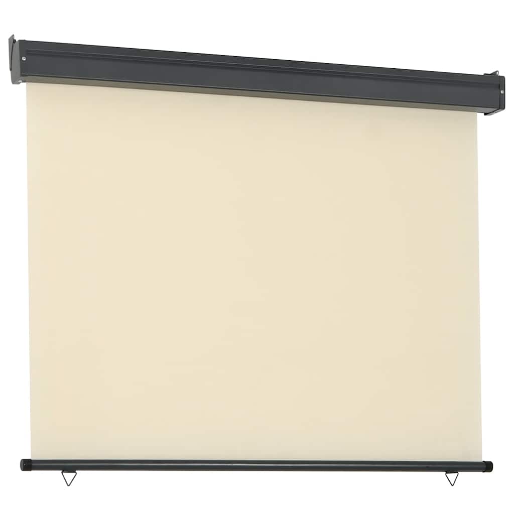 Balkonska bočna tenda 125 x 250 cm krem