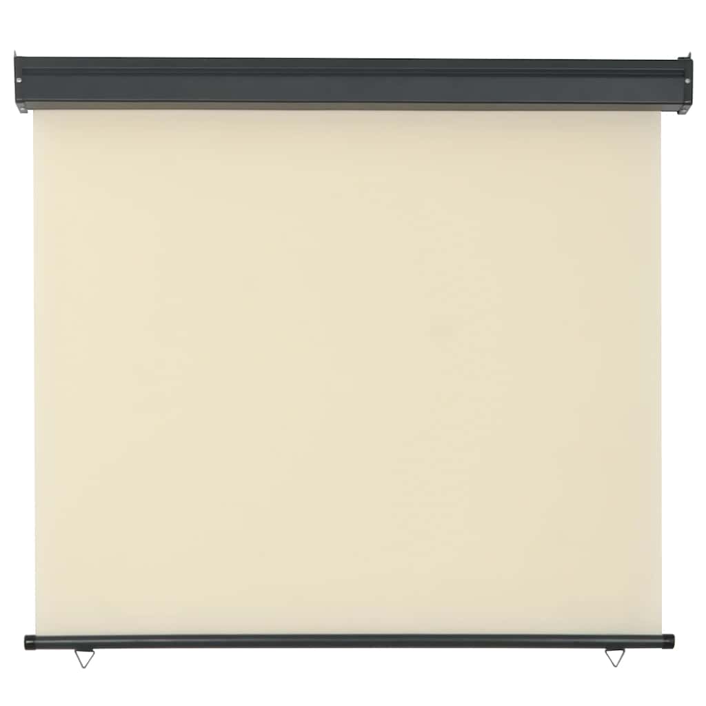 Balkonska bočna tenda 125 x 250 cm krem