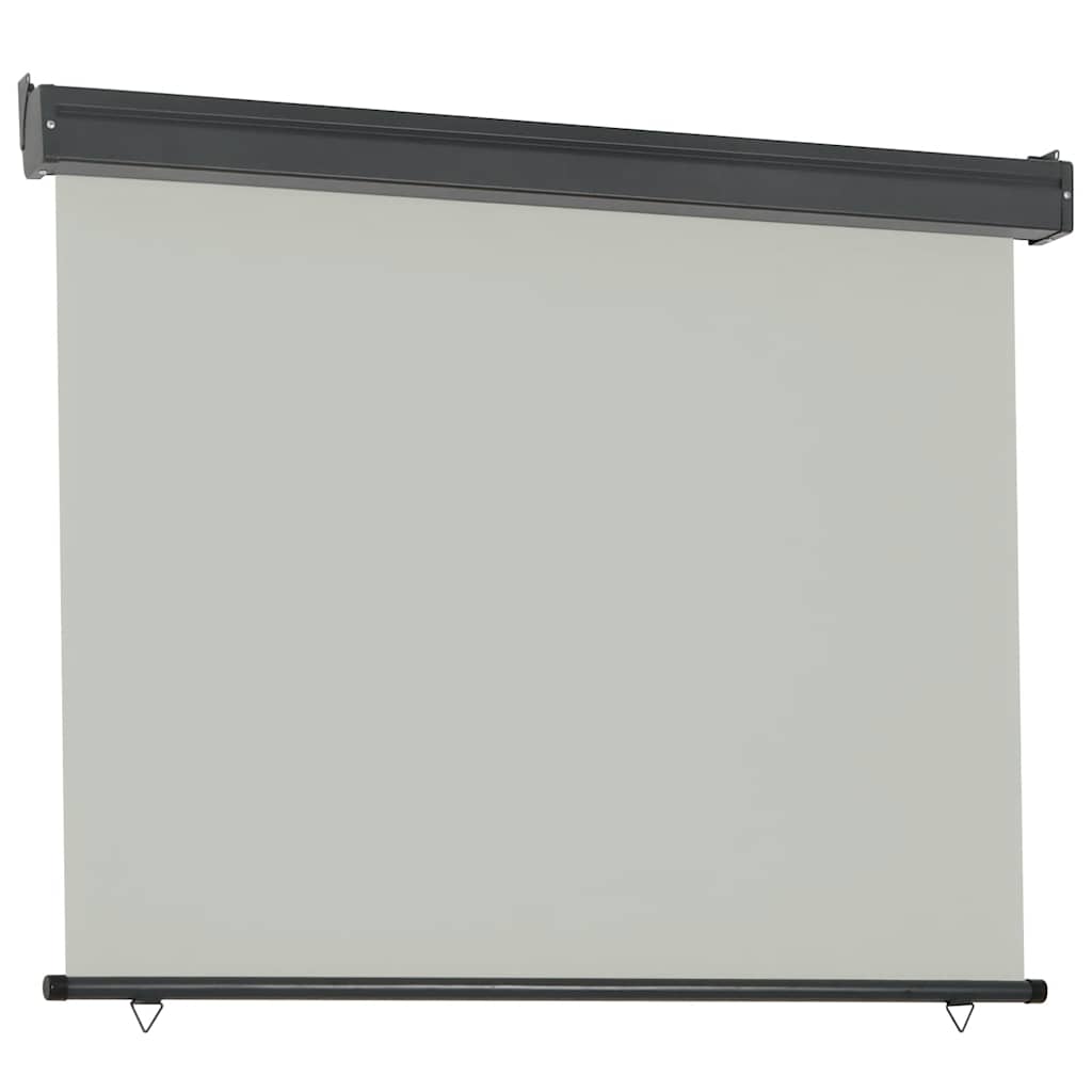 Balkonska bočna tenda 125 x 250 cm siva