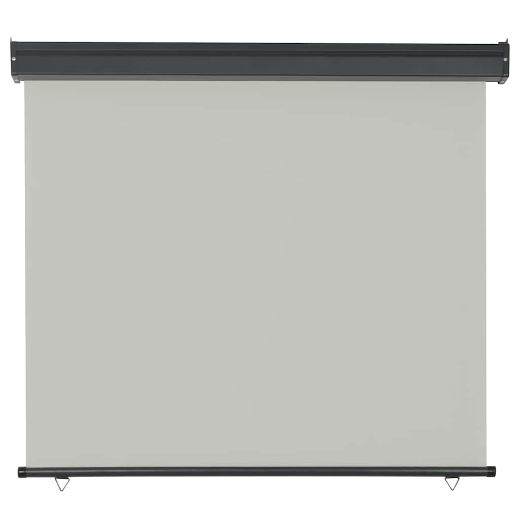 Balkonska bočna tenda 125 x 250 cm siva