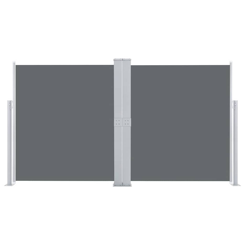 Uvlačiva bočna tenda 140 x 600 cm antracit