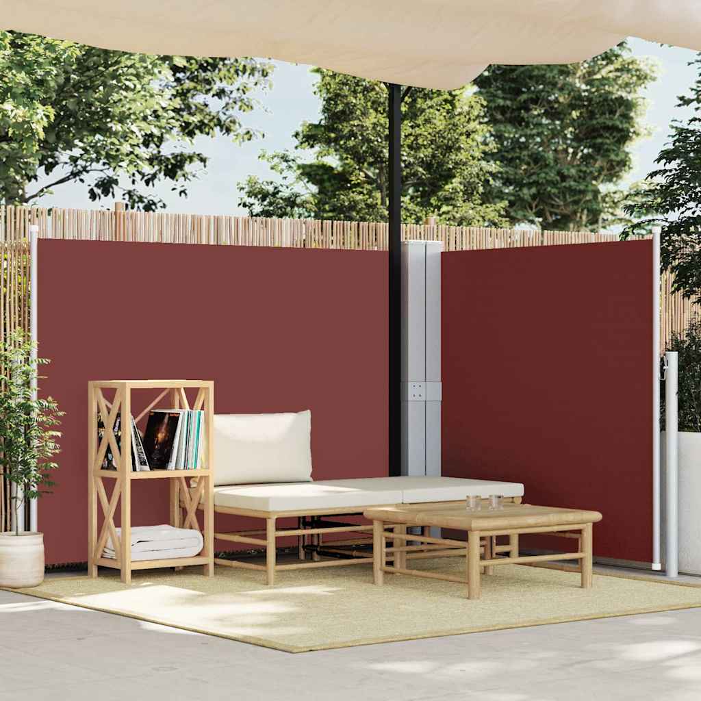 Uvlačiva bočna tenda 140 x 600 cm smeđa