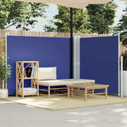 Uvlačiva bočna tenda 140 x 600 cm plava