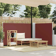 Uvlačiva bočna tenda 120 x 1000 cm smeđa