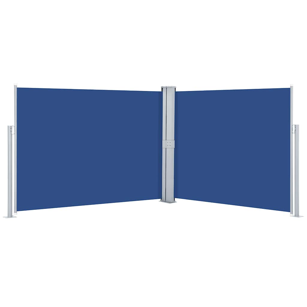 Uvlačiva bočna tenda 140 x 1000 cm plava
