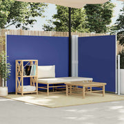 Uvlačiva bočna tenda 140 x 1000 cm plava