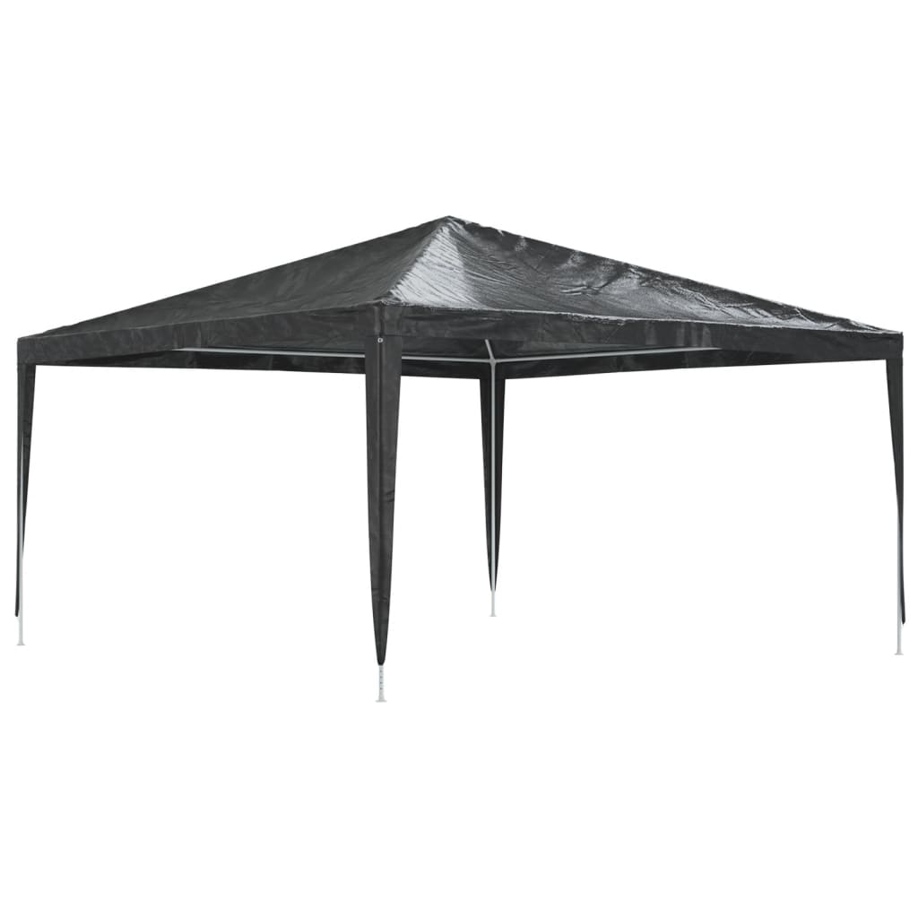 Profesionalni šator za zabave 4 x 4 m antracit 90 g/m²