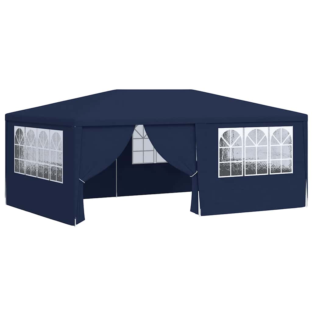 Profesionalni šator za zabave 4 x 6 m plavi 90 g/m²
