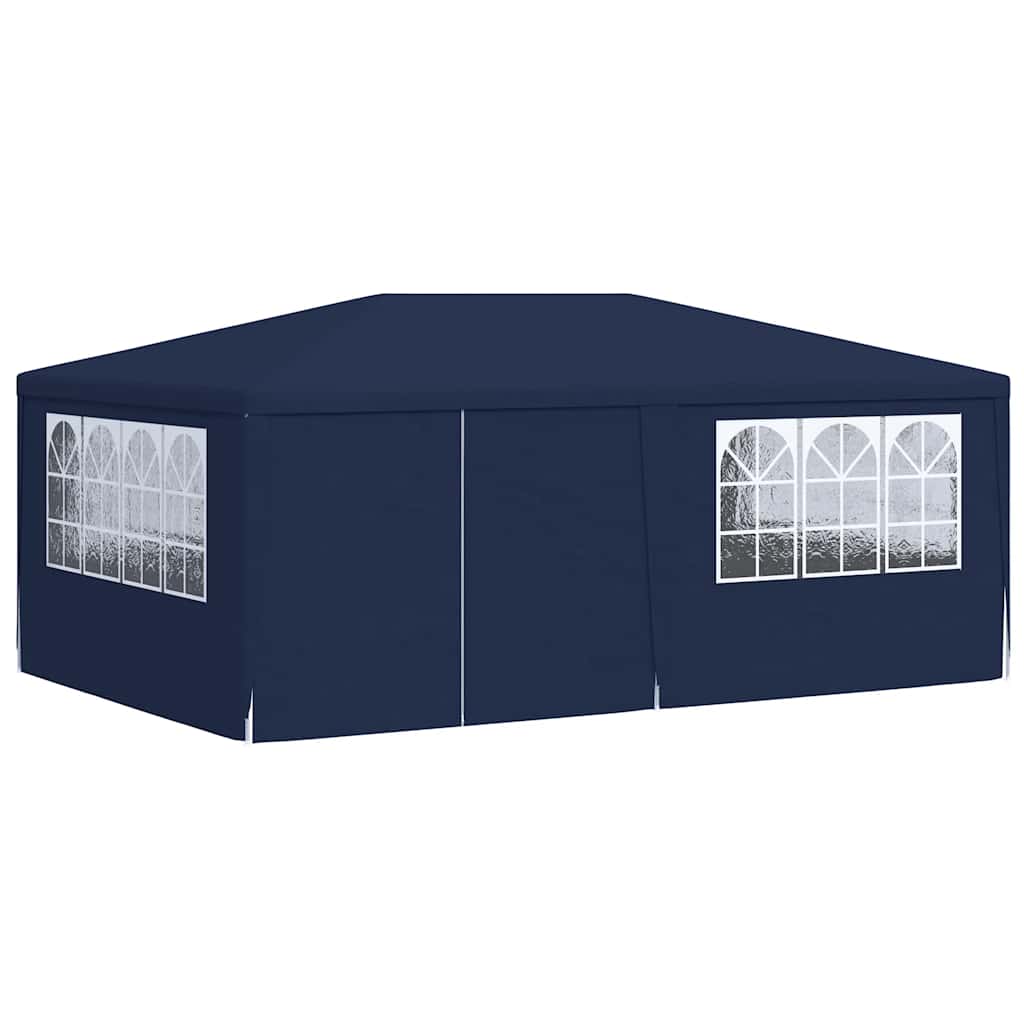 Profesionalni šator za zabave 4 x 6 m plavi 90 g/m²