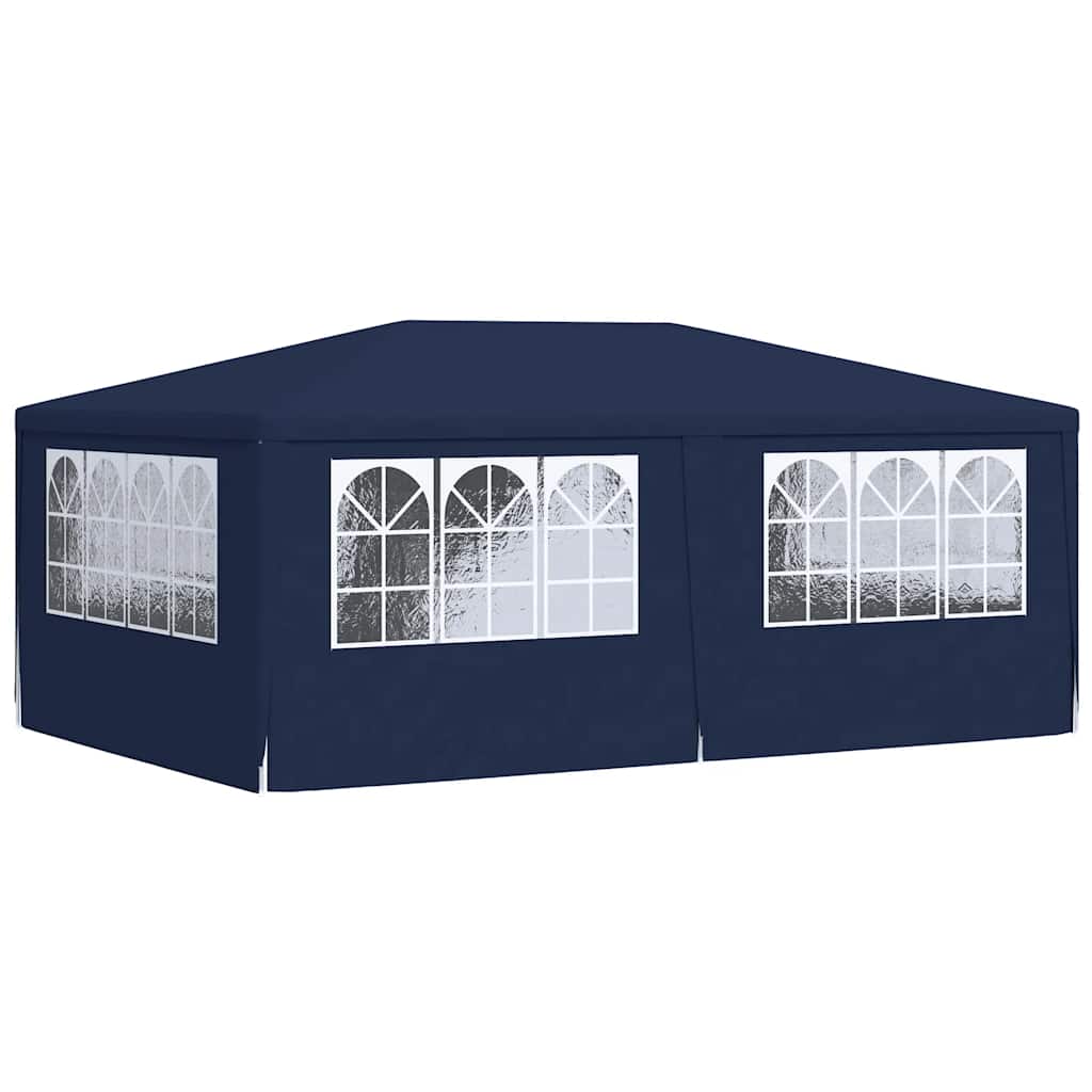 Profesionalni šator za zabave 4 x 6 m plavi 90 g/m²