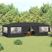 Profesionalni šator za zabave 4 x 9 m antracit 90 g/m²
