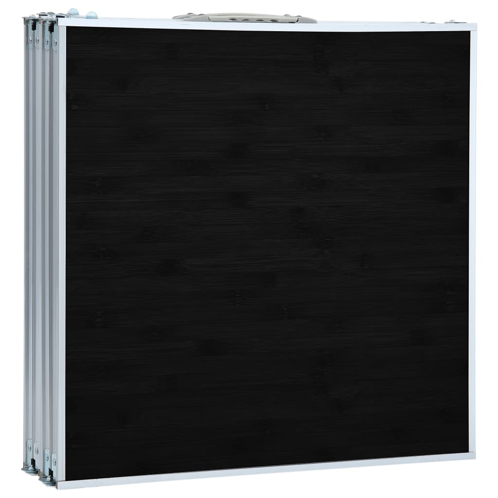 Sklopivi stol za kampiranje sivi aluminijski 240 x 60 cm