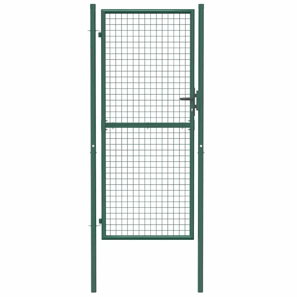 Vrata za ogradu Čelik 100x200 cm Zelena