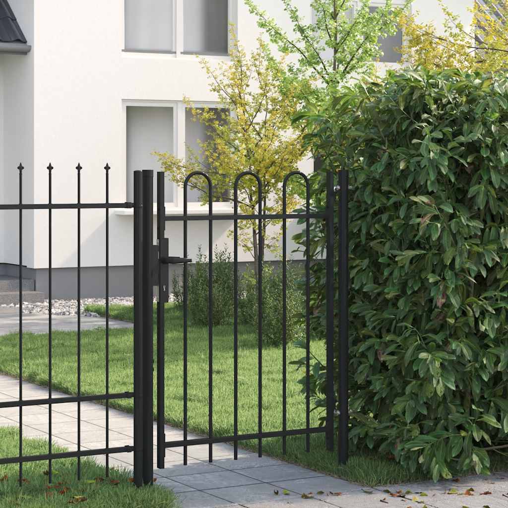 Vrata za ogradu BOXTEL jedna vrata s šiljcima na vrhu čelik 1x1,75 m