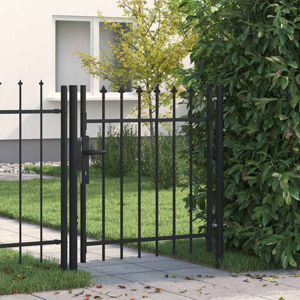 Vrata za ogradu BOXTEL jedna vrata s šiljcima na vrhu čelik 1x1,75 m