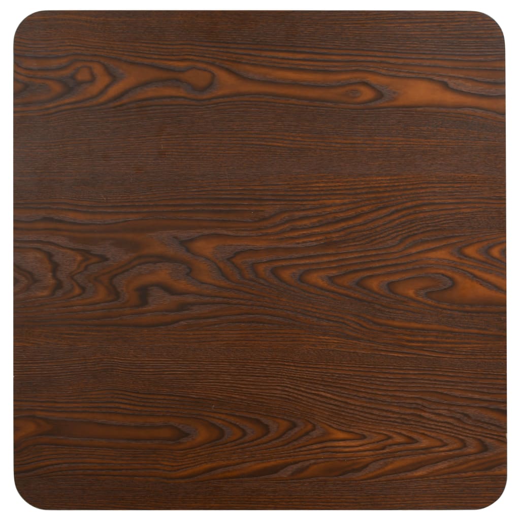 Bistro stol tamnosmeđi 50 x 50 cm MDF