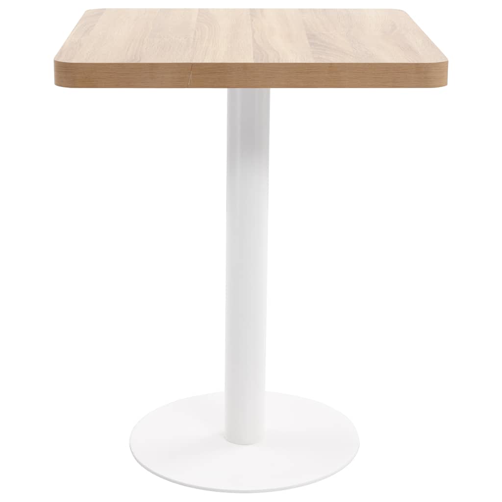 Bistro stol svjetlosmeđi 60 x 60 cm MDF