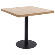Bistro stol svjetlosmeđi 80 x 80 cm MDF