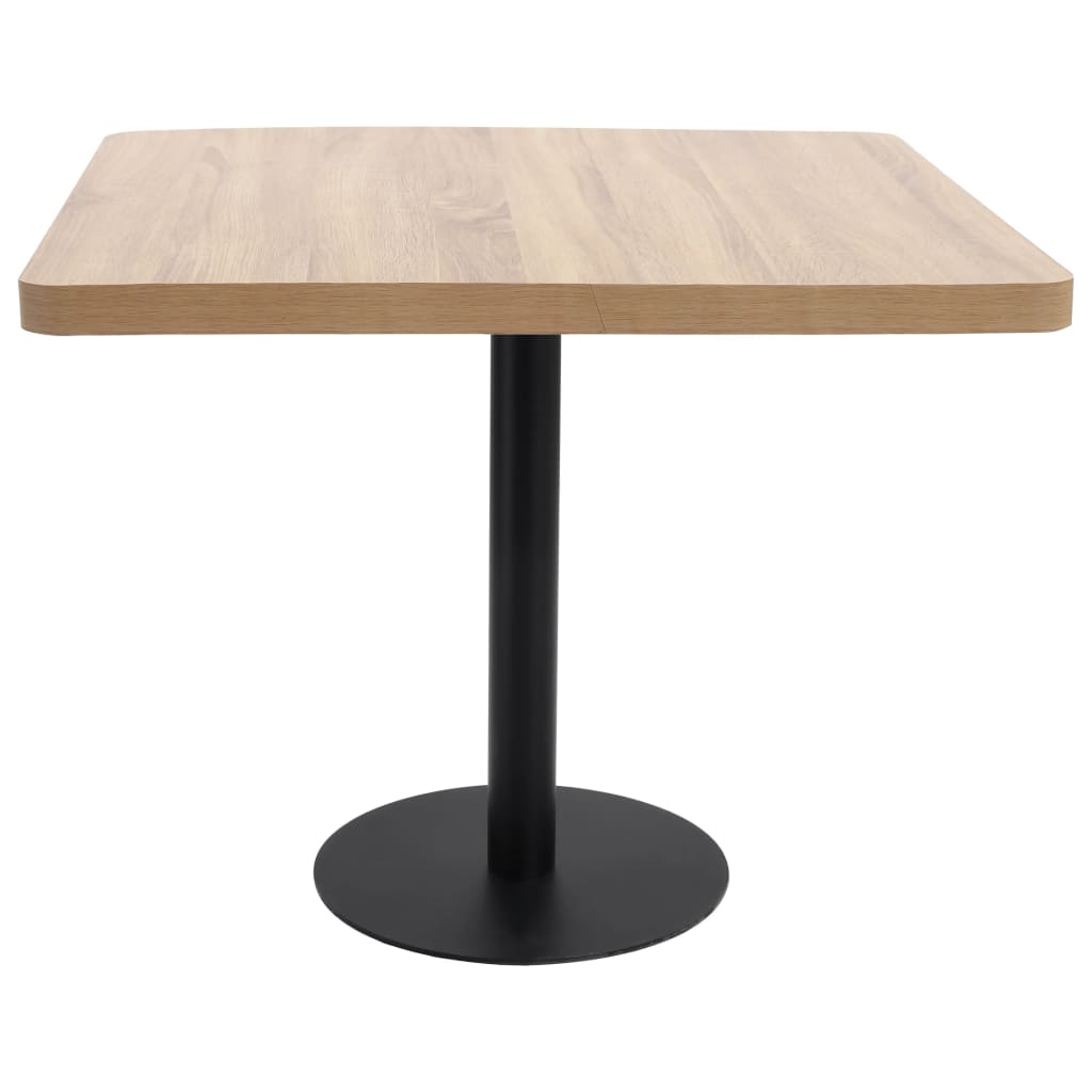 Bistro stol svjetlosmeđi 80 x 80 cm MDF