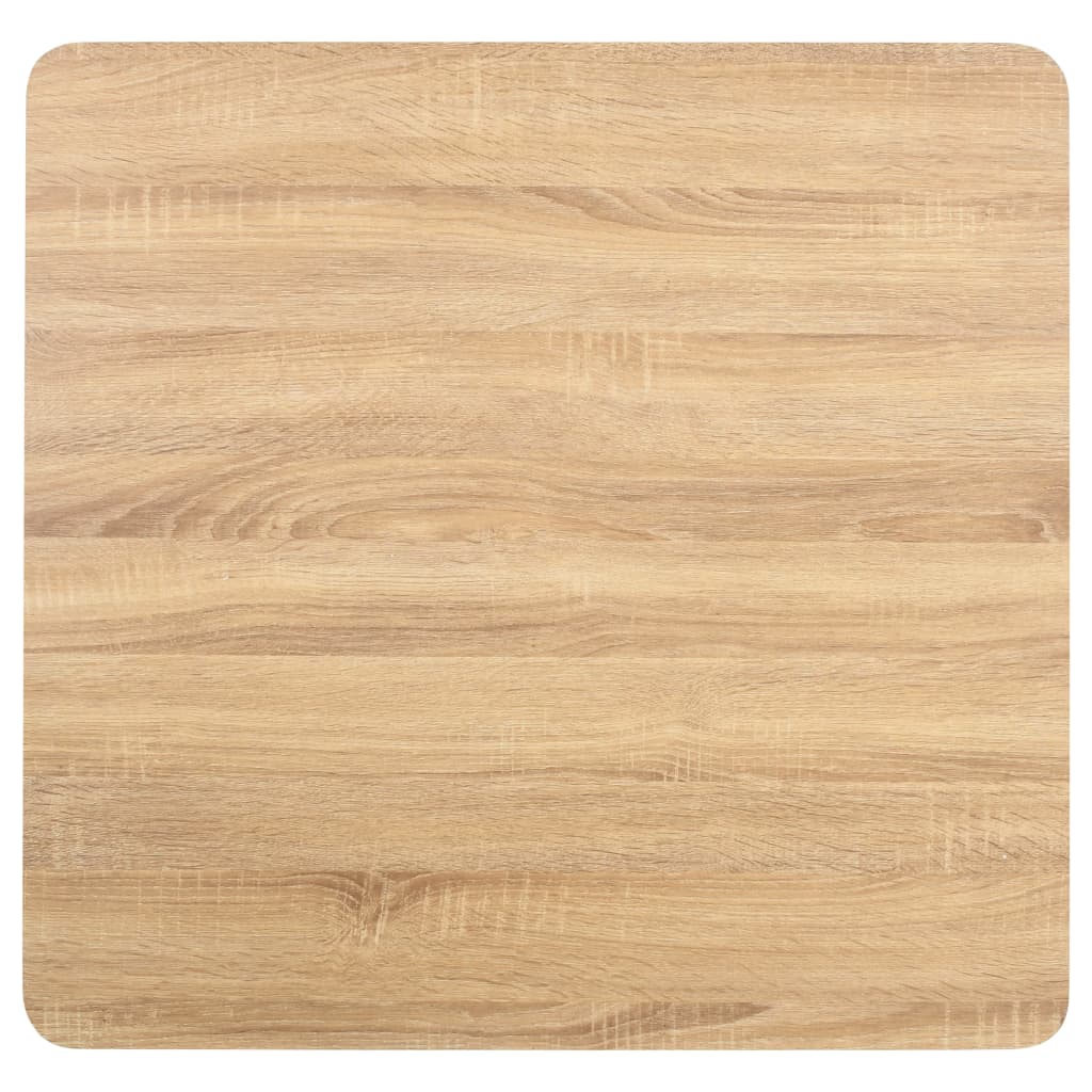 Bistro stol svjetlosmeđi 80 x 80 cm MDF