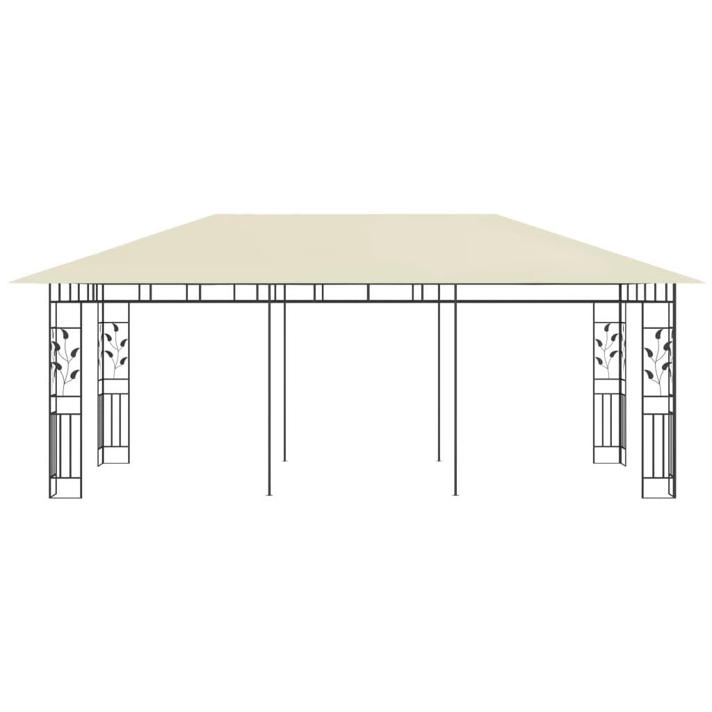 Sjenica s mrežom protiv komaraca smeđe-siva 180 g/m²