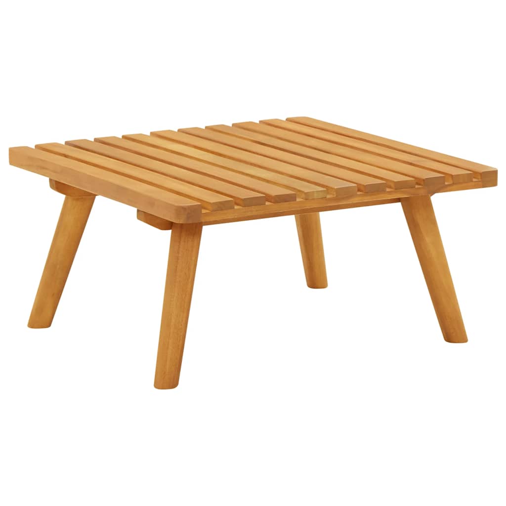 Vrtni tabure s jastukom 60 x 60 x 29 cm masivno bagremovo drvo