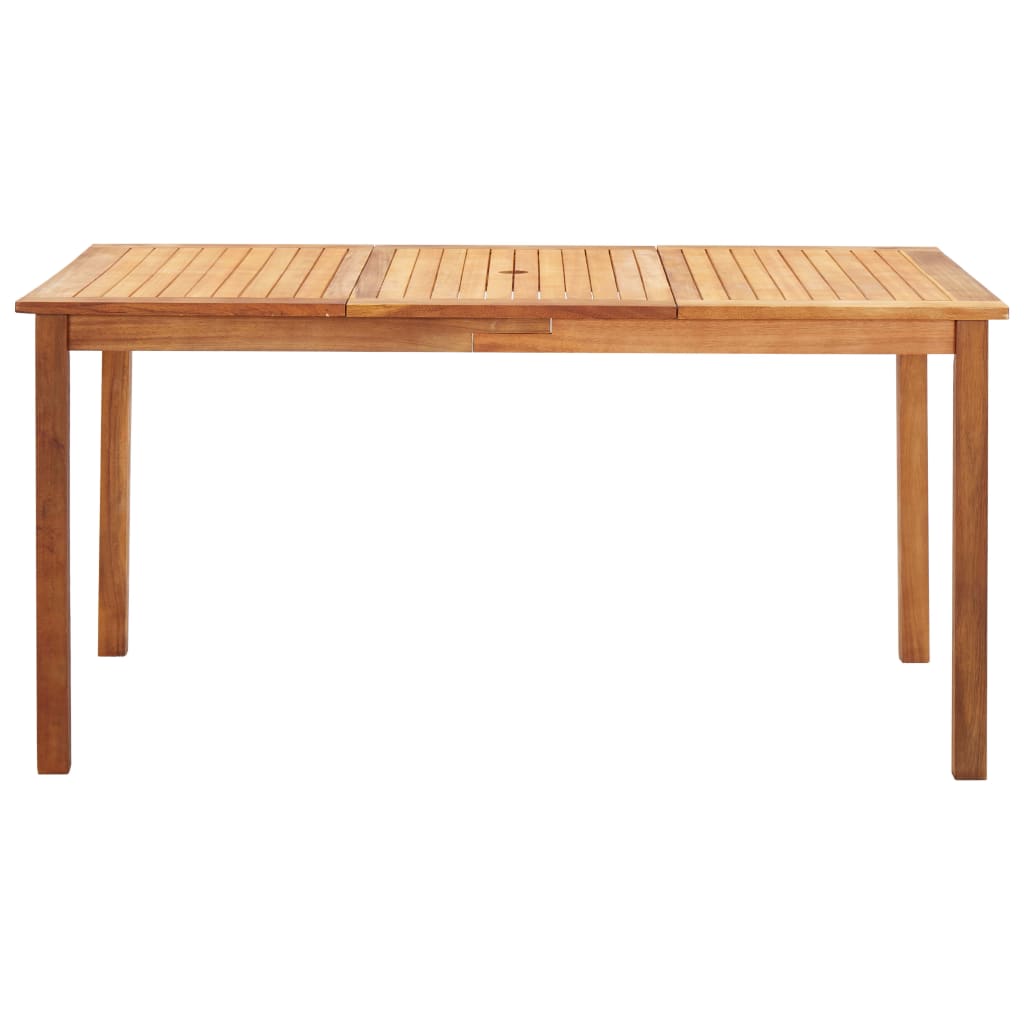 7-dijelni blagovaonski set od poliratana i drva bagrema sivi