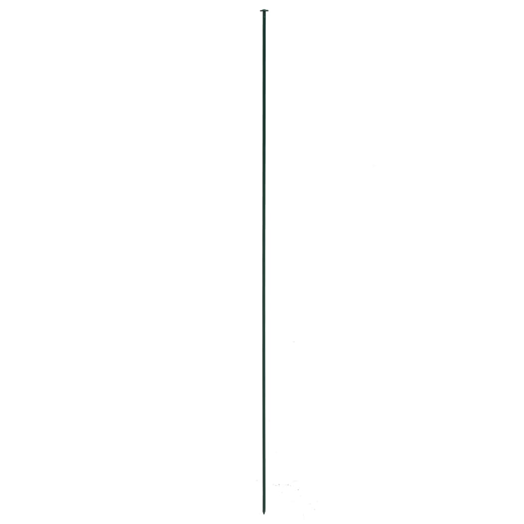 Set lučnih vrtnih ograda 77,5 x 78,5 cm zeleni