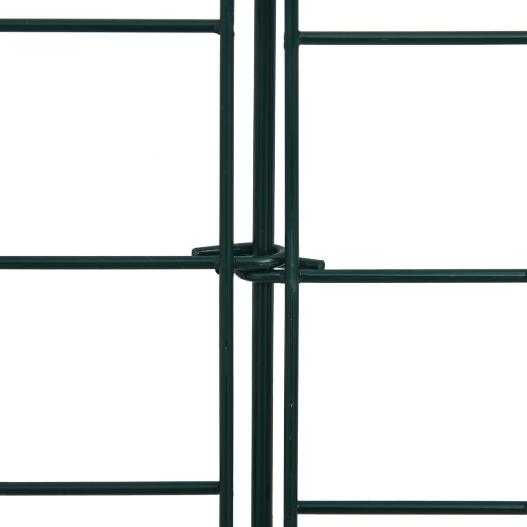 Set vrtnih ograda s donjim lukom 77,5 x 64 cm zeleni