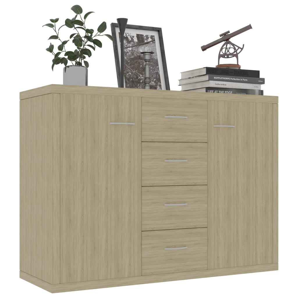 Komoda boja hrasta sonome 88 x 30 x 65 cm od konstruiranog drva