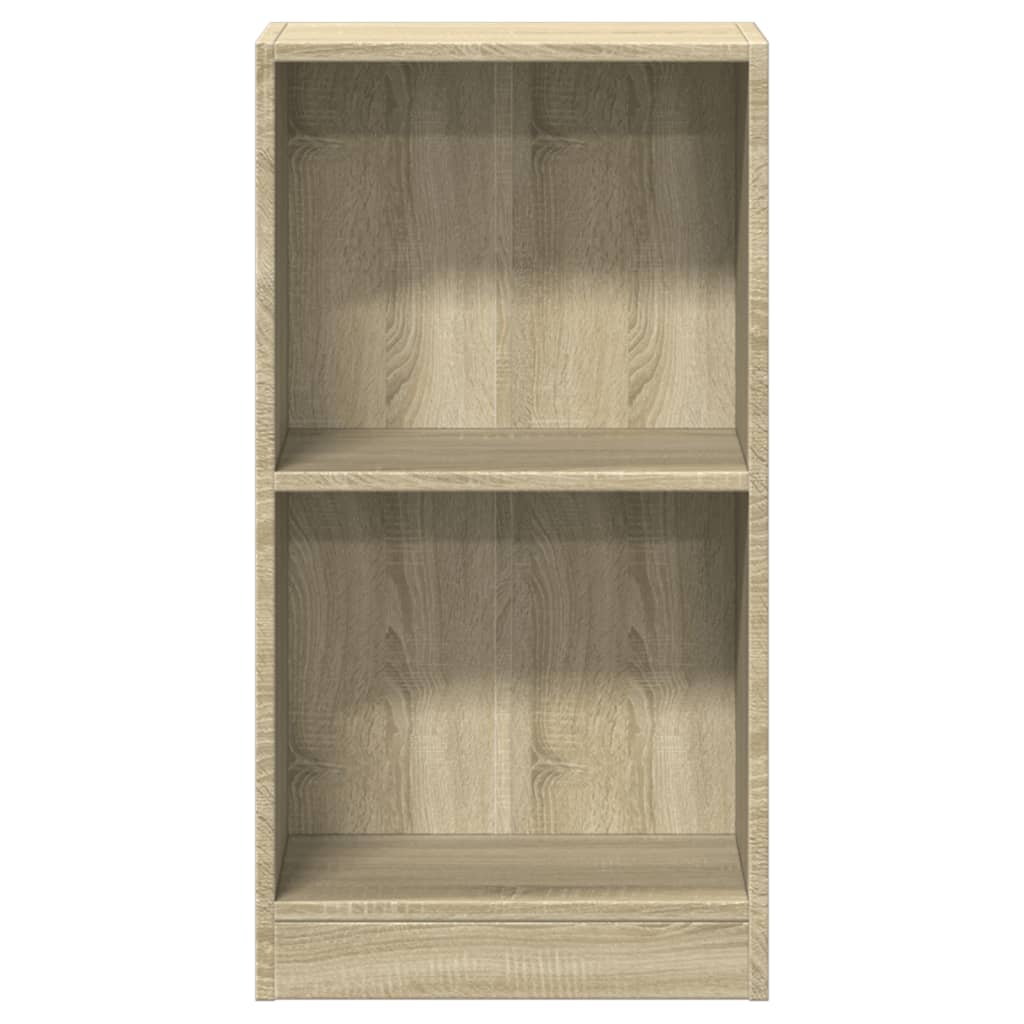 Polica za knjige boja hrasta 40x24x75 cm konstruirano drvo