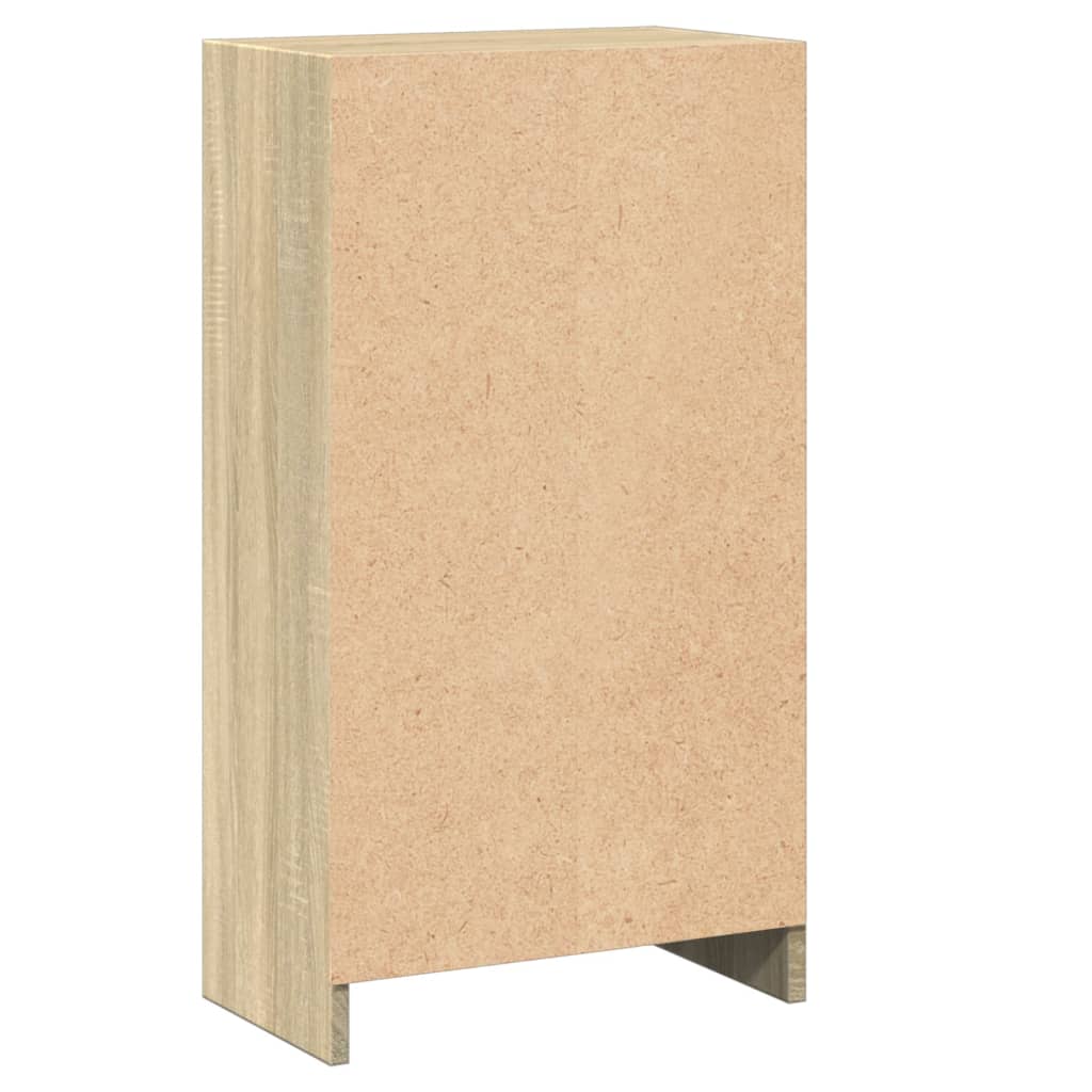 Polica za knjige boja hrasta 40x24x75 cm konstruirano drvo
