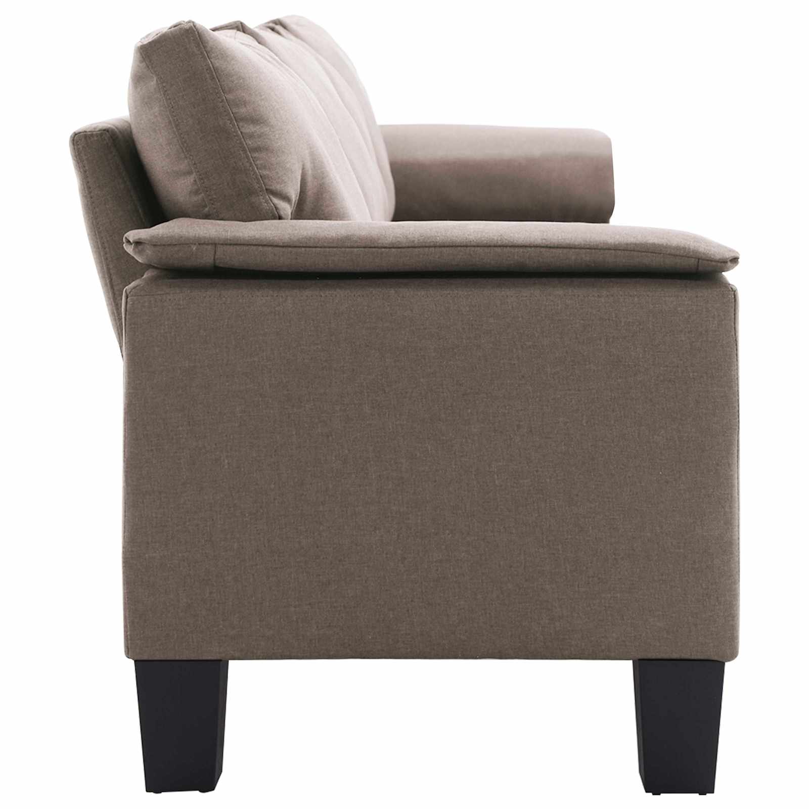 Sofa Sivo-smeđa 4 sjedala tkanina