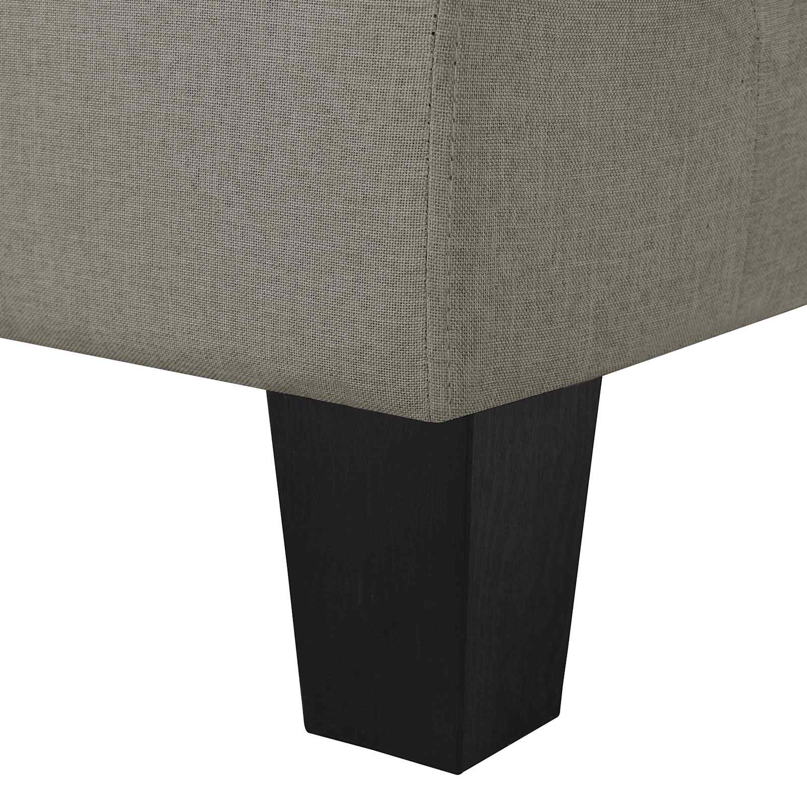 Sofa Sivo-smeđa Dvosjedi tkanina