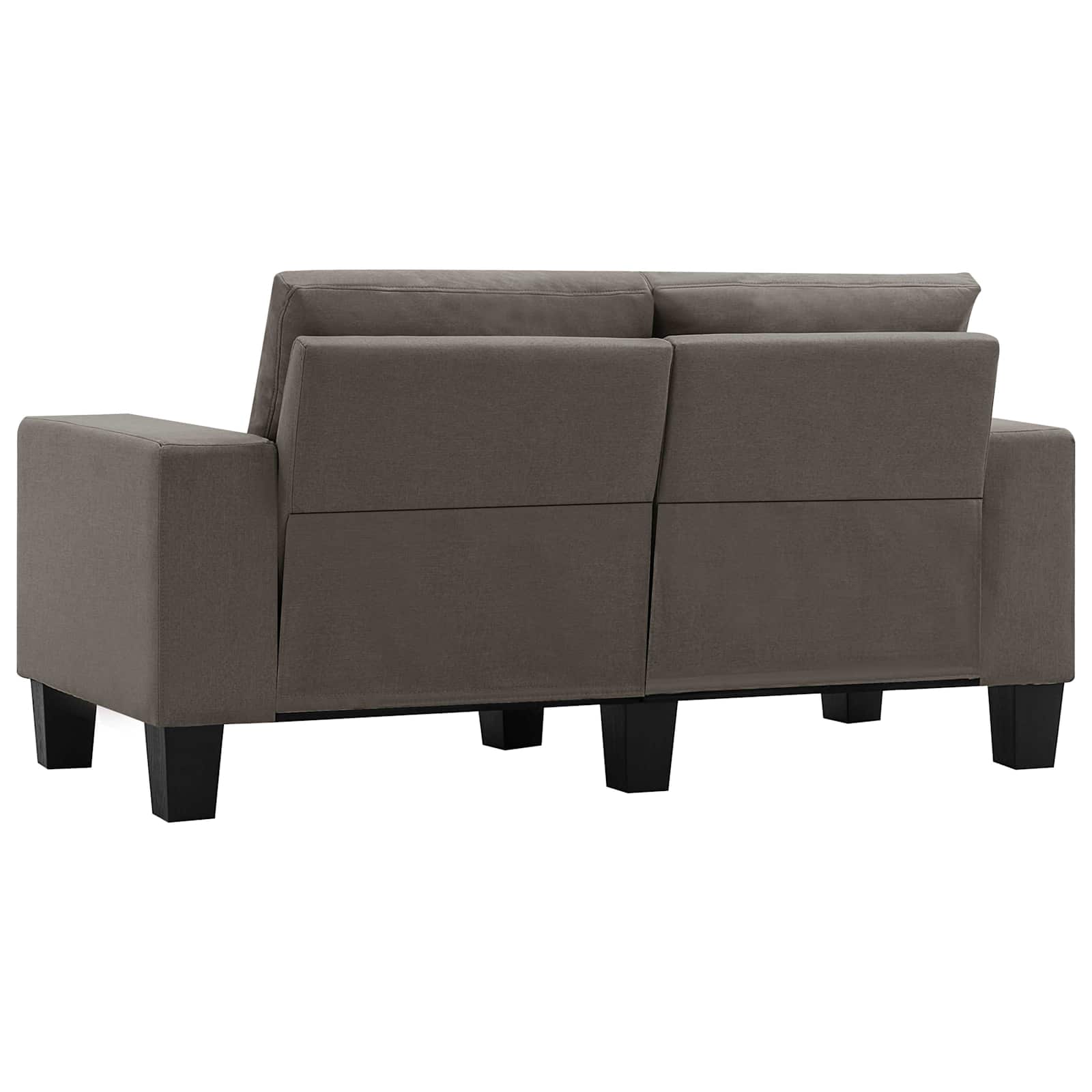 Sofa Sivo-smeđa Dvosjedi tkanina
