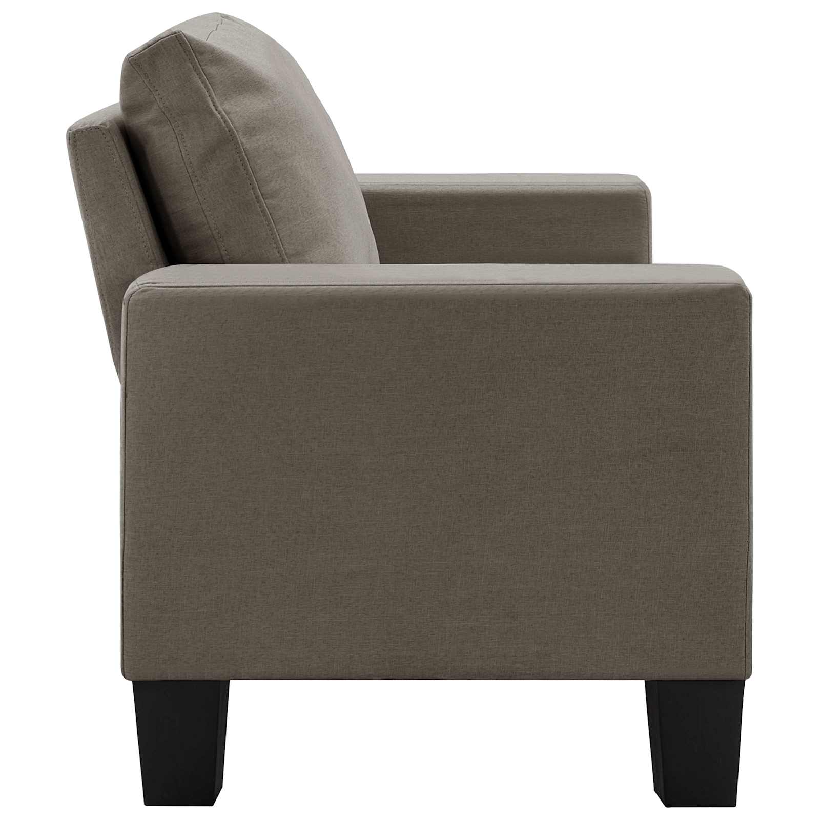 Sofa Sivo-smeđa Dvosjedi tkanina