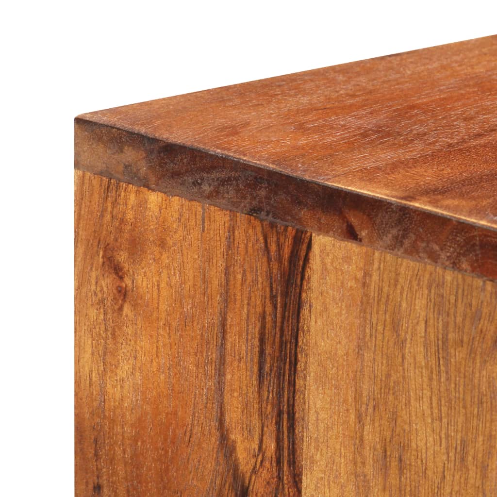 Visoka komoda od masivnog bagremovog drva 80 x 30 x 100 cm