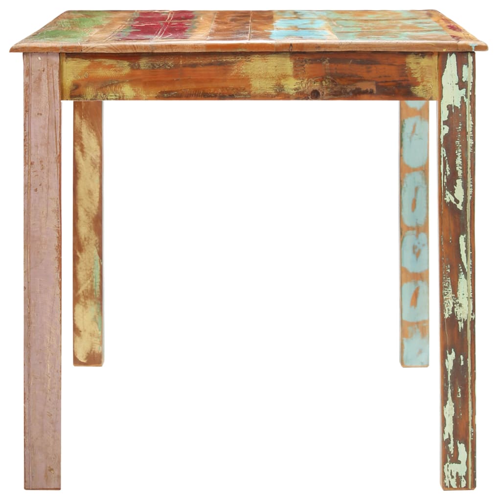 Blagovaonski stol od masivnog obnovljenog drva 160 x 80 x 76 cm
