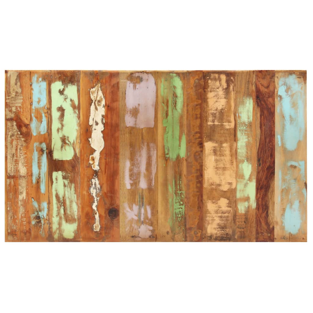 Blagovaonski stol od masivnog obnovljenog drva 160 x 80 x 76 cm