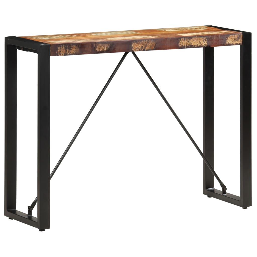 Konzolni stol 110 x 35 x 76 cm od masivnog obnovljenog drva