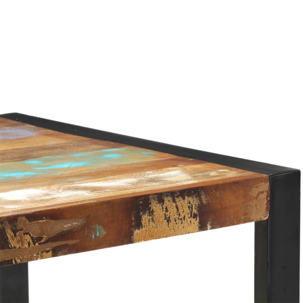 Barski stol od masivnog obnovljenog drva 110 x 60 x 110 cm