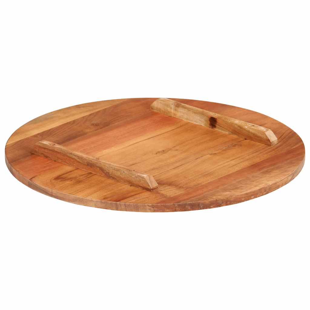 Stolna ploča od masivnog drva bagrema okrugla 15 - 16 mm 50 cm