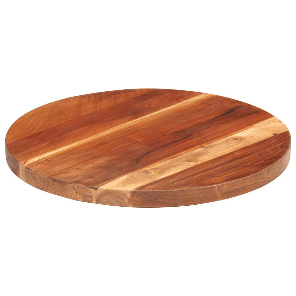 Stolna ploča od masivnog drva bagrema okrugla 25 - 27 mm 40 cm