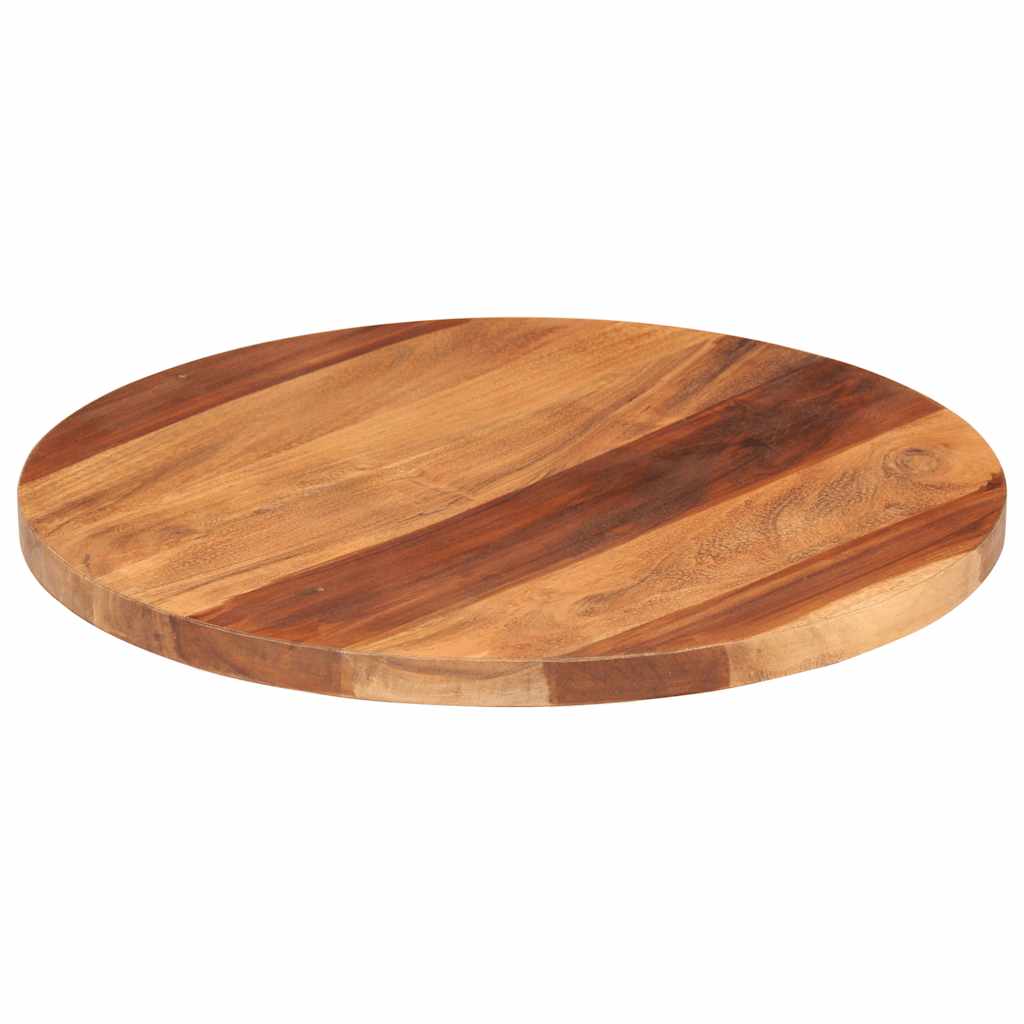 Stolna ploča od masivnog drva bagrema okrugla 25 - 27 mm 50 cm