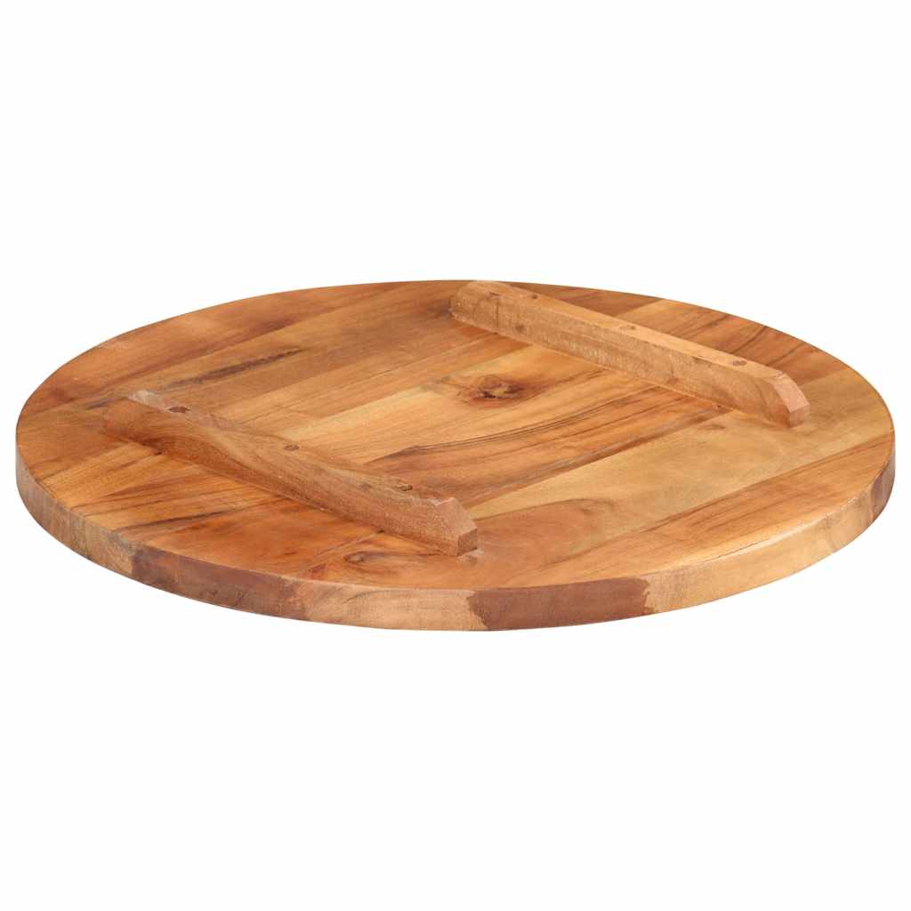 Stolna ploča od masivnog drva bagrema okrugla 25 - 27 mm 50 cm
