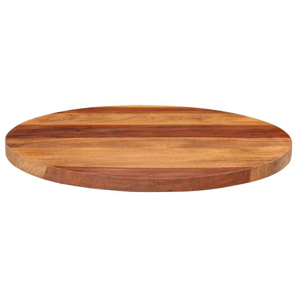 Stolna ploča od masivnog drva bagrema okrugla 25 - 27 mm 50 cm