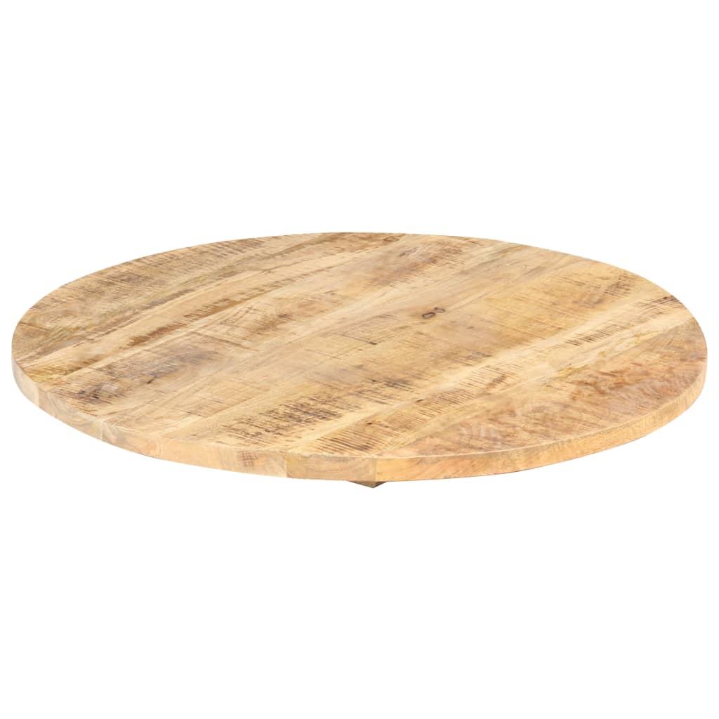 Stolna ploča od masivnog drva manga okrugla 25 - 27 mm 40 cm
