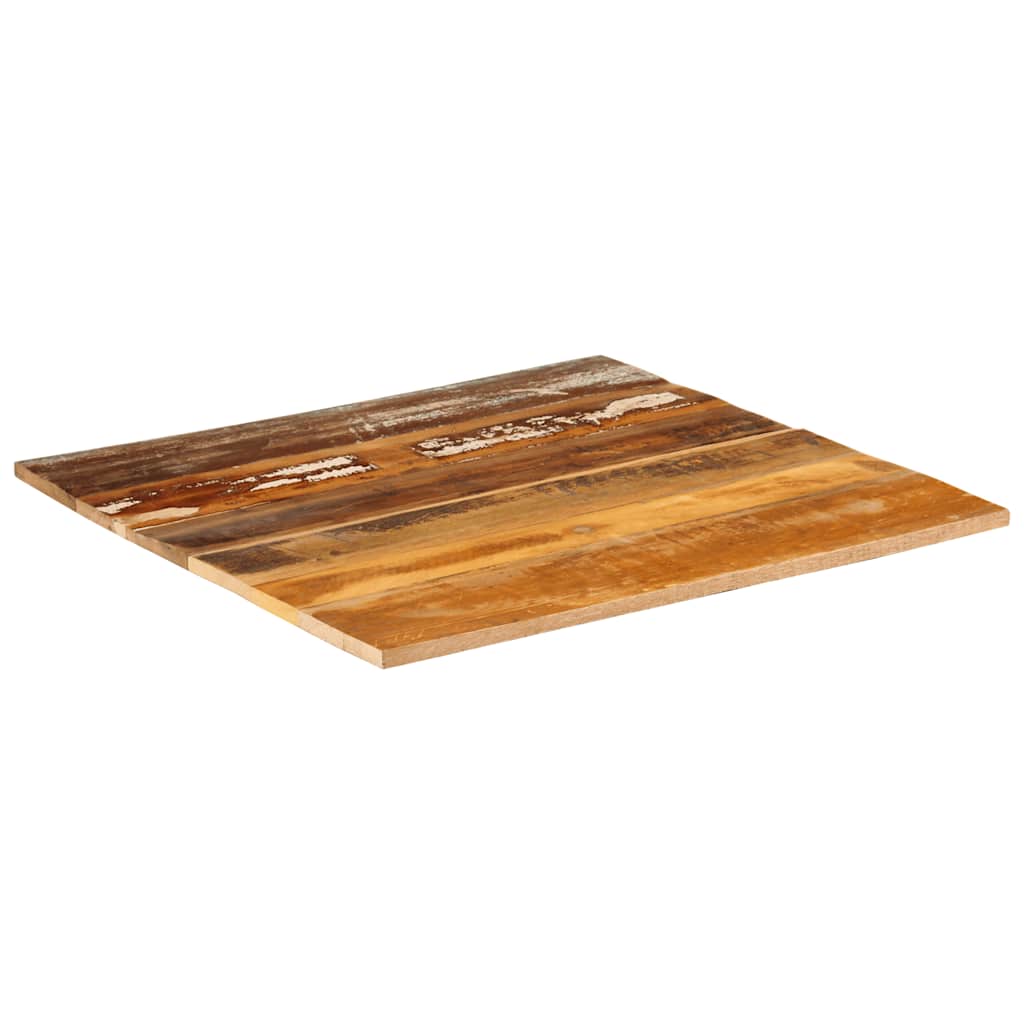 Četvrtasta stolna ploča 70x70 cm 15 - 16 mm od obnovljenog drva